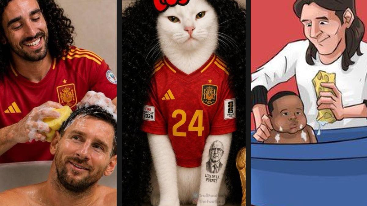 Los mejores memes tras la final España-Argentina