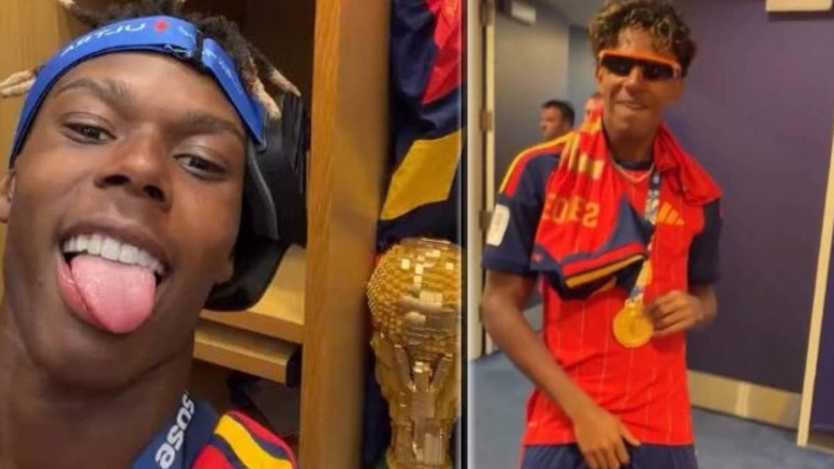 Nico Williams y Lamine Yamal: celebración viral tras el Mundial