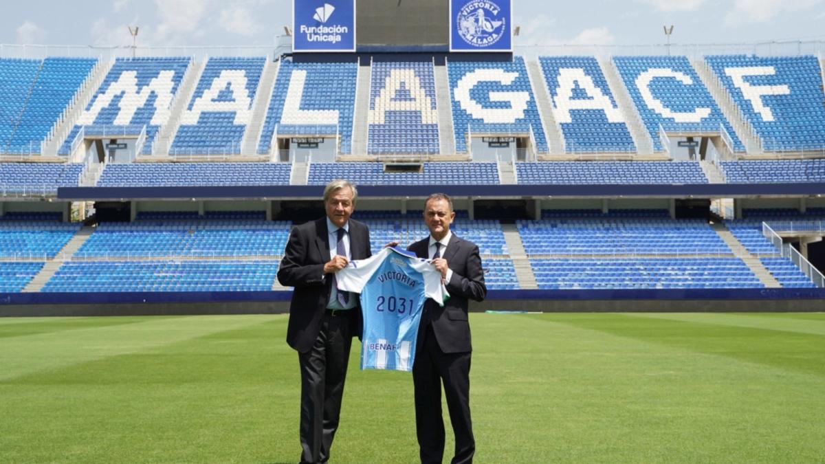 Acuerdo histórico para el Málaga CF y Cervezas Victoria