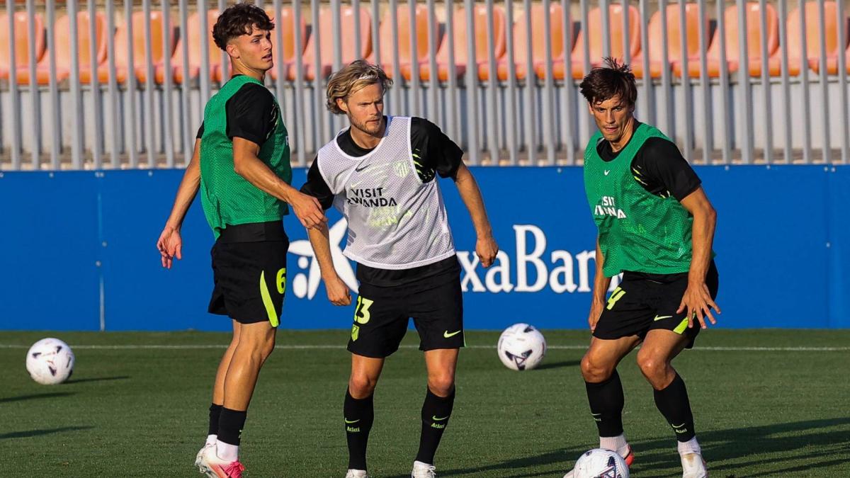 Hjulmand se destaca en su debut con el Atlético de Madrid