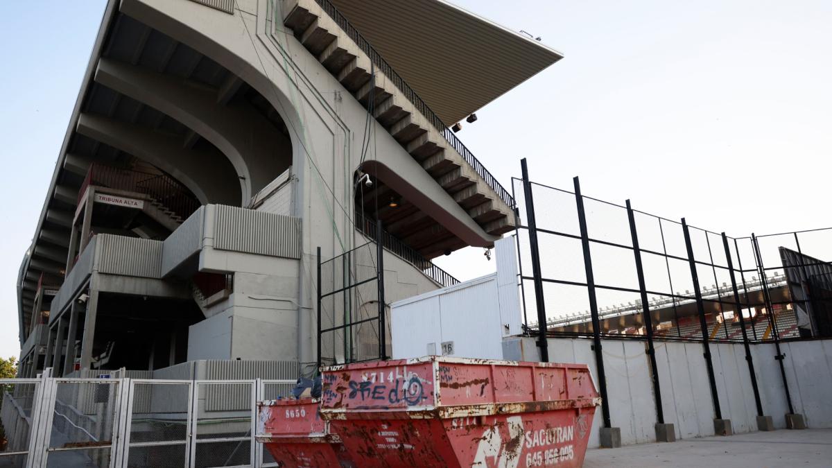 La restauración del Estadio de Vallecas avanza
