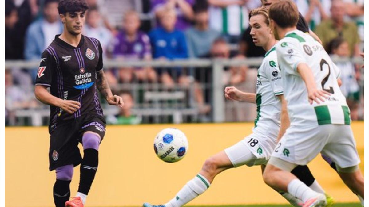 El Real Valladolid cae ante el Groningen en su pretemporada