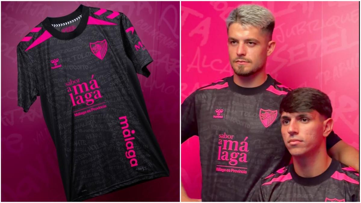 El detalle especial de la nueva camiseta del Málaga