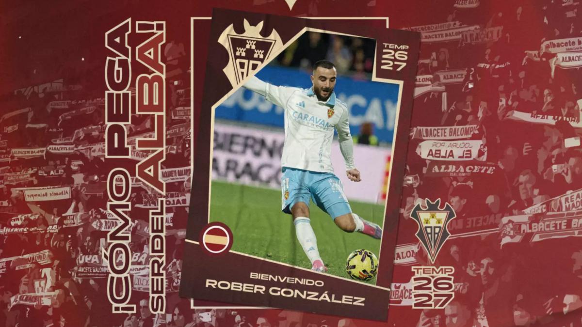 Rober González es nuevo jugador del Albacete Balompié
