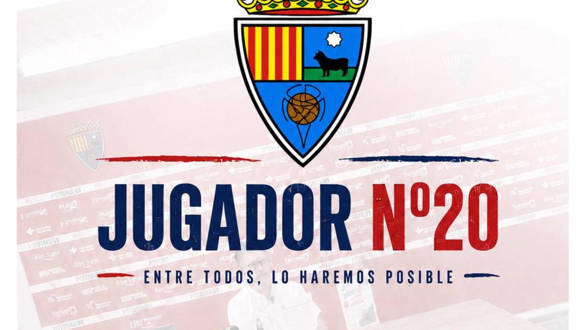 El Teruel supera los 1.000 euros para fichar a su 'jugador 20'