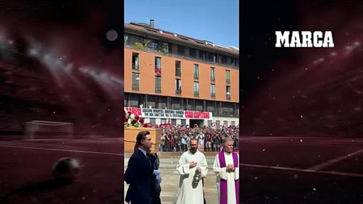 "Sólo hay un capitán": emocionante homenaje del milanismo en el último adiós a Franco Baresi