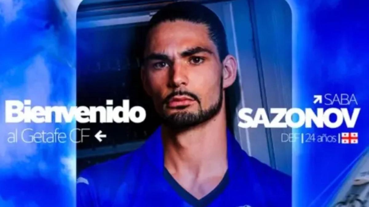 Oficial: Saba Sazonov, nuevo jugador del Getafe