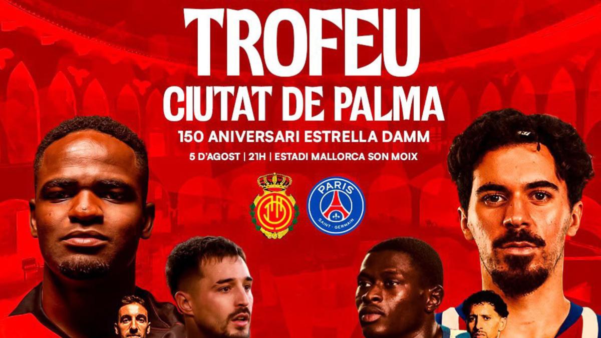 Mallorca recibe al campeón PSG en Son Moix