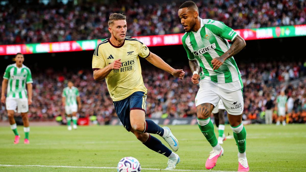 ¡El Betis se gusta y golea al Arsenal!