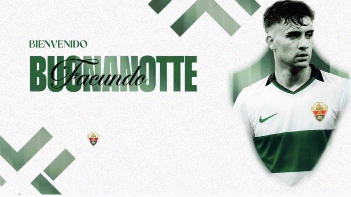 Facundo Buonanotte, tercer fichaje del Elche