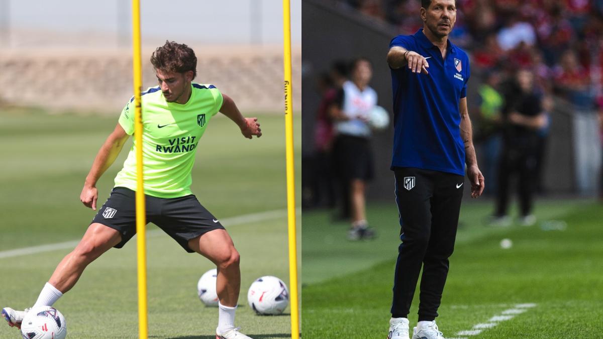 Julián Álvarez se reintegra al Atlético con posturas claras