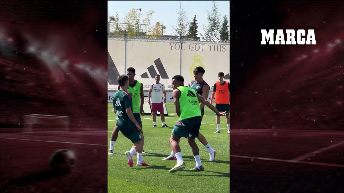 Así es un día de 'entreno' con Mbappé: golazos, ruletas, taconazos...