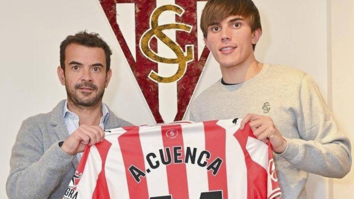 Andrés Cuenca sería presentado en el Sporting de Gijón