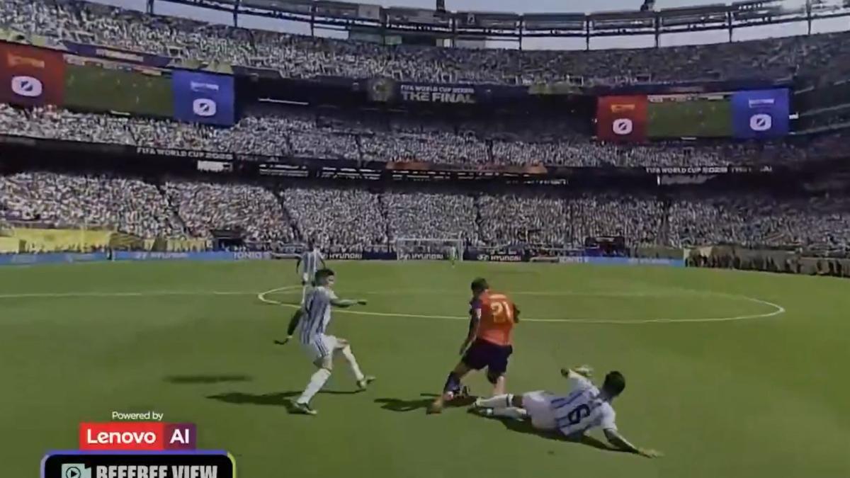 On board del árbitro: el juego duro de Argentina ante España