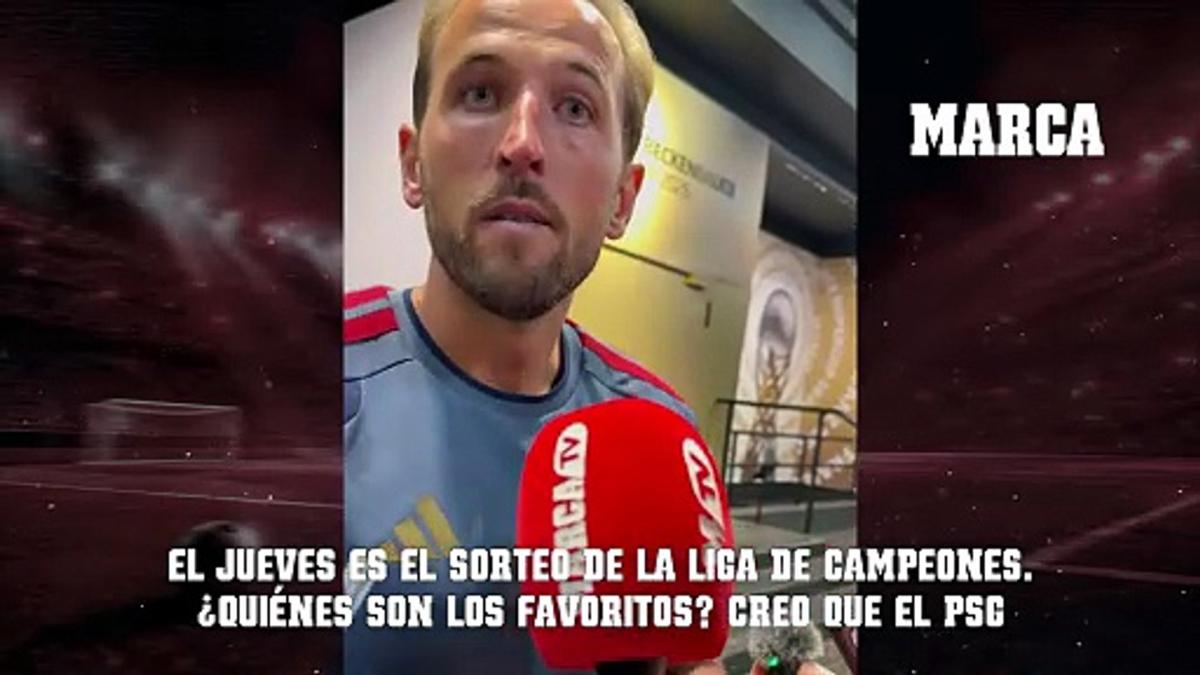 Harry Kane sitúa al PSG como favorito para ganar la Champions