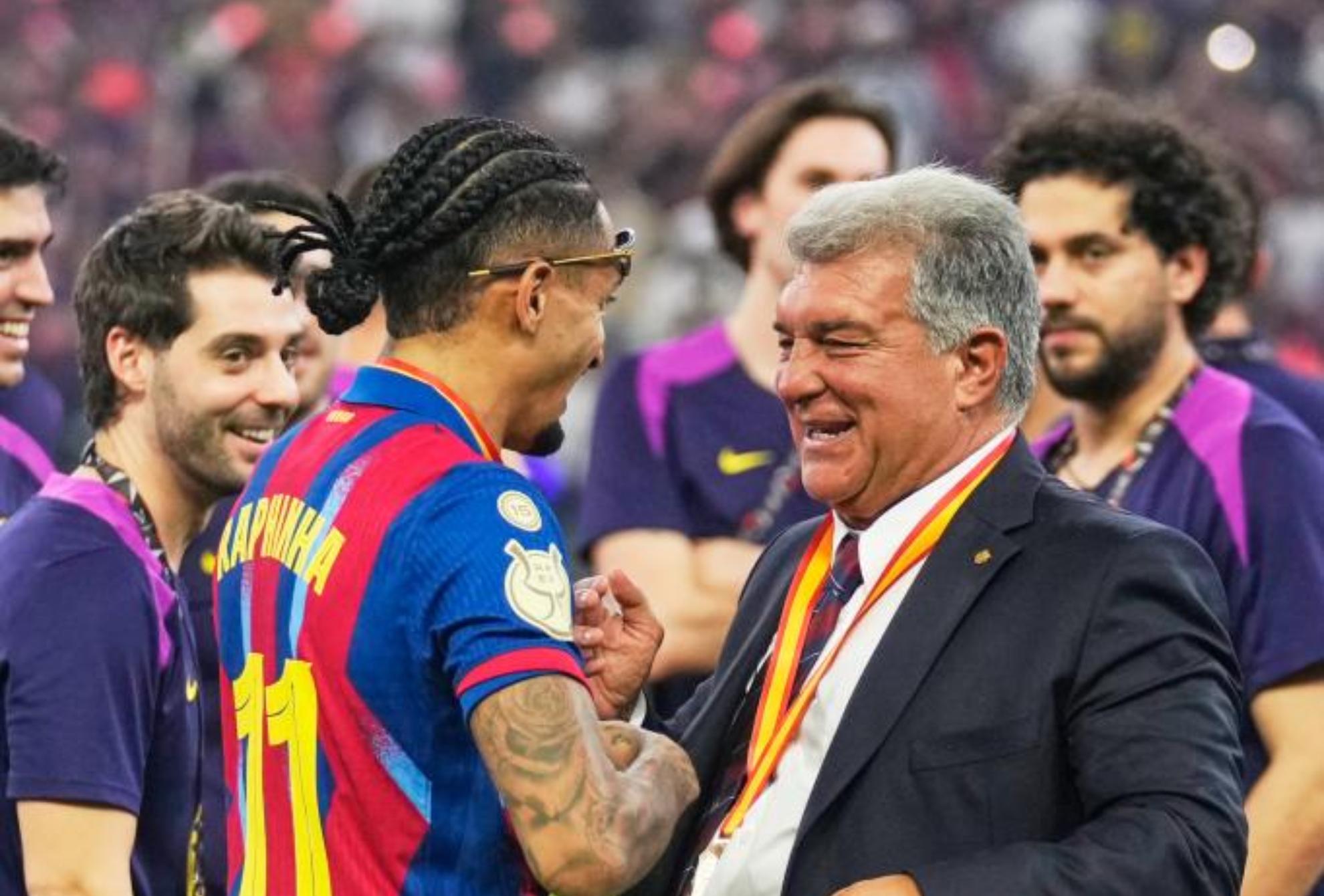 Laporta: "En una final has de pasar ciertos nervios para que merezca la pena"