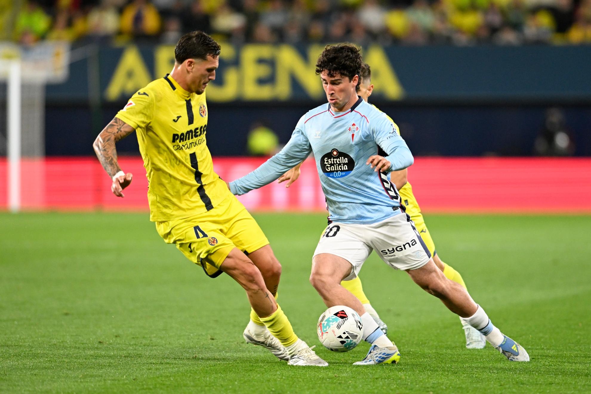 Hugo González debuta en Primera con el Celta ante Villarreal