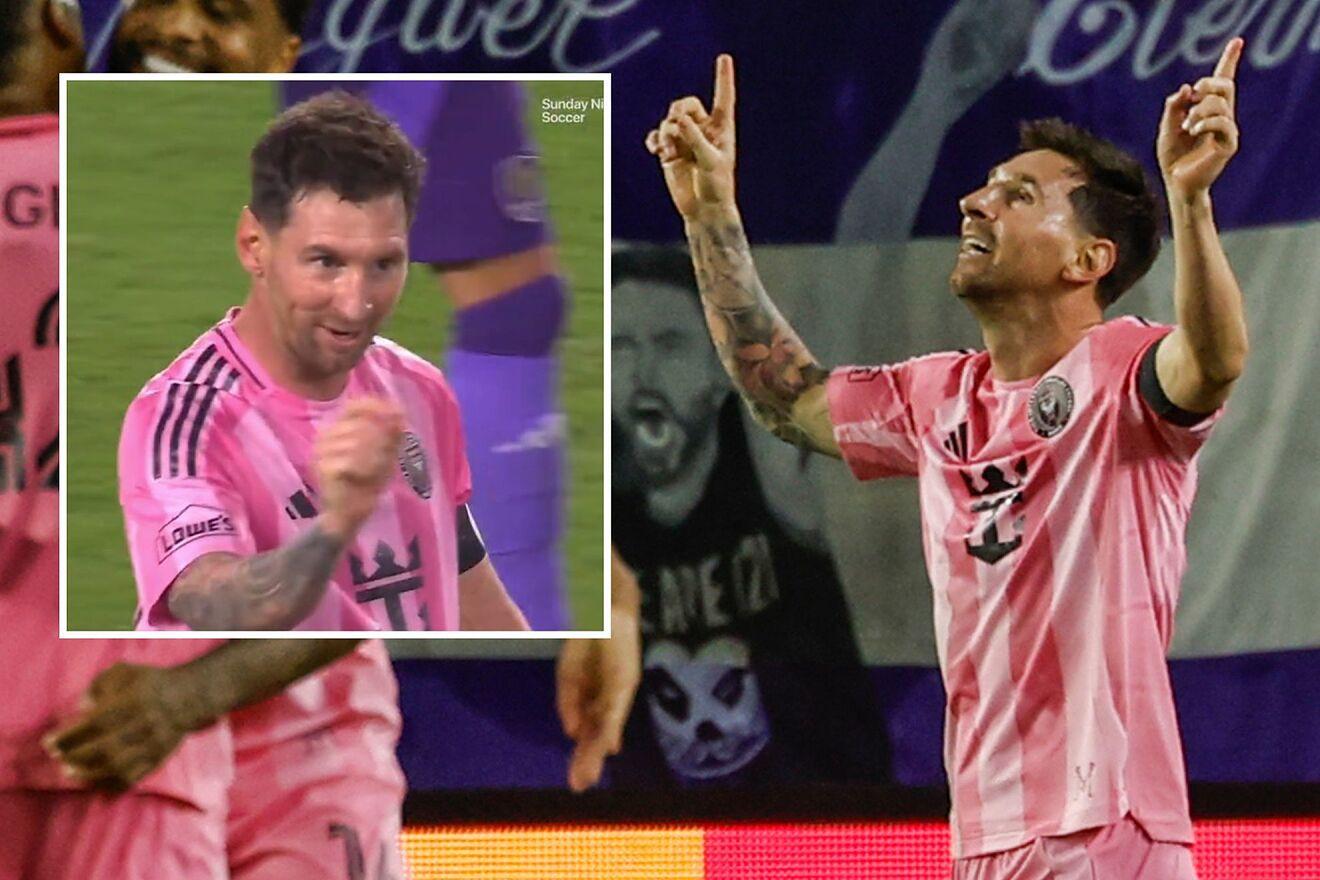 Messi se burla del banco de Orlando City preguntando si quieren su autógrafo