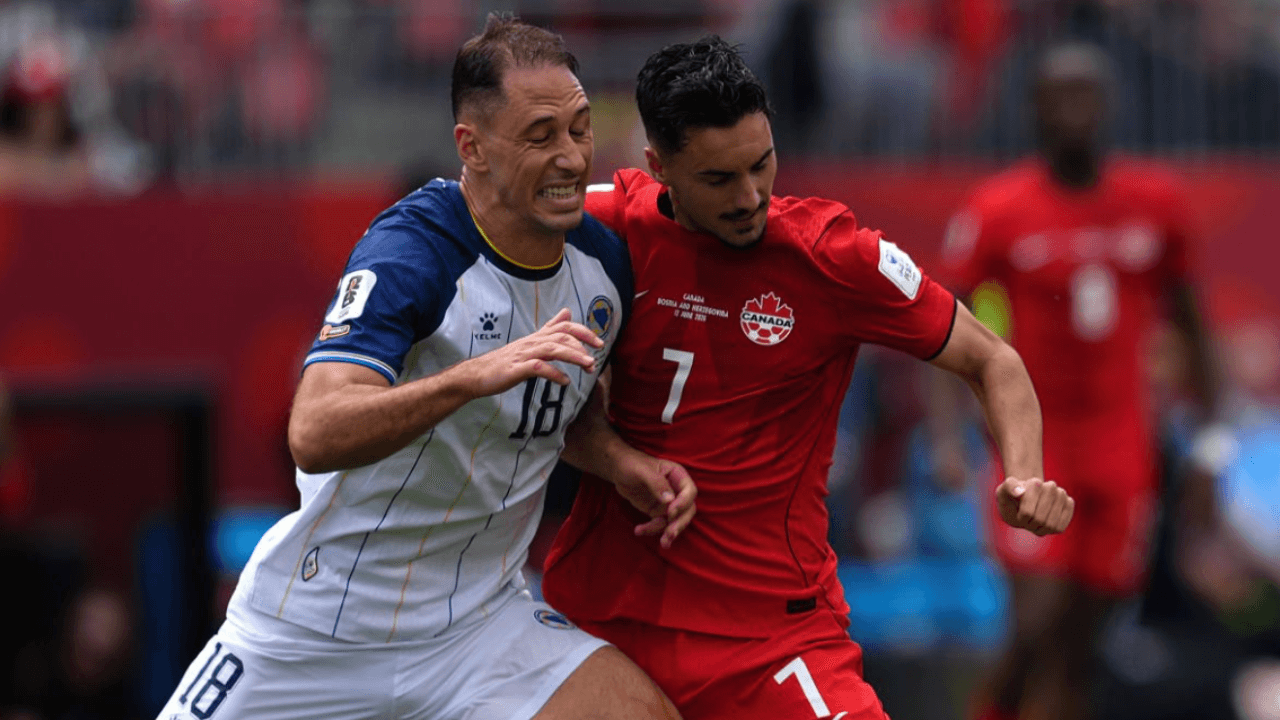 Canadá IGUALÓ en su debut mundialista y Bosnia se sumó a la fiesta (VIDEO)