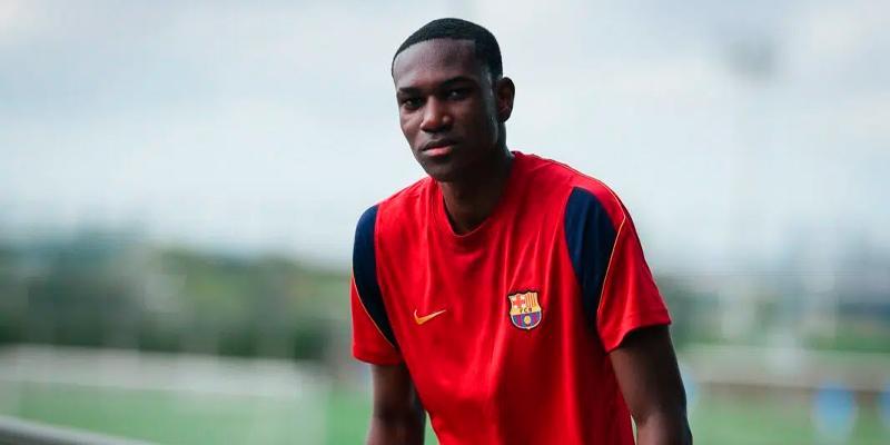 Josué Caicedo ya entrenó con el Barça Athletic