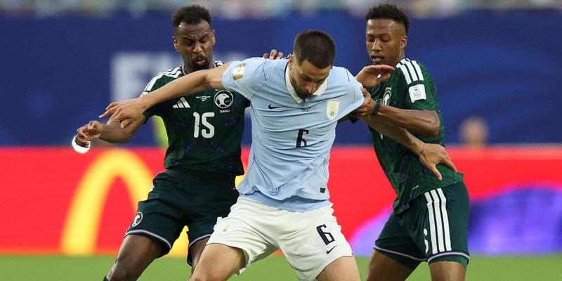 Arabia Saudita y Uruguay empatan 1-1 en Miami