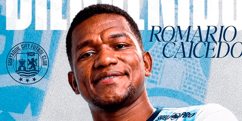 Romario Caicedo es nuevo jugador de Guayaquil City