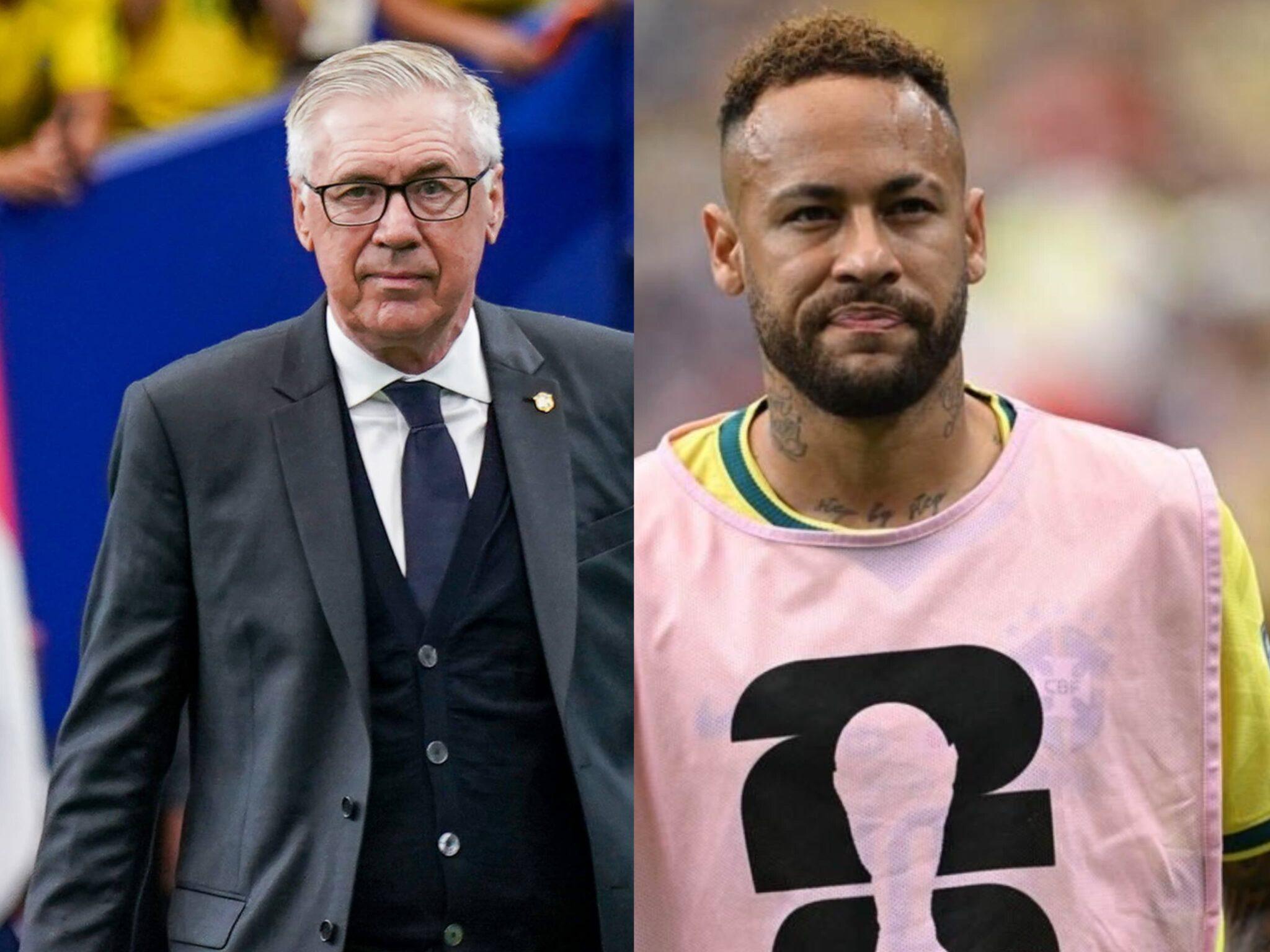 Ancelotti explicó estrategia detrás de no usar a Neymar