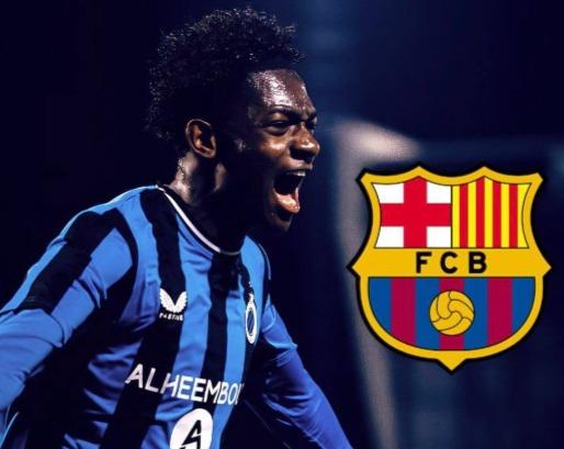 FC Barcelona insiste por Jesse Bisiwu, joven extremo del Club Brugge