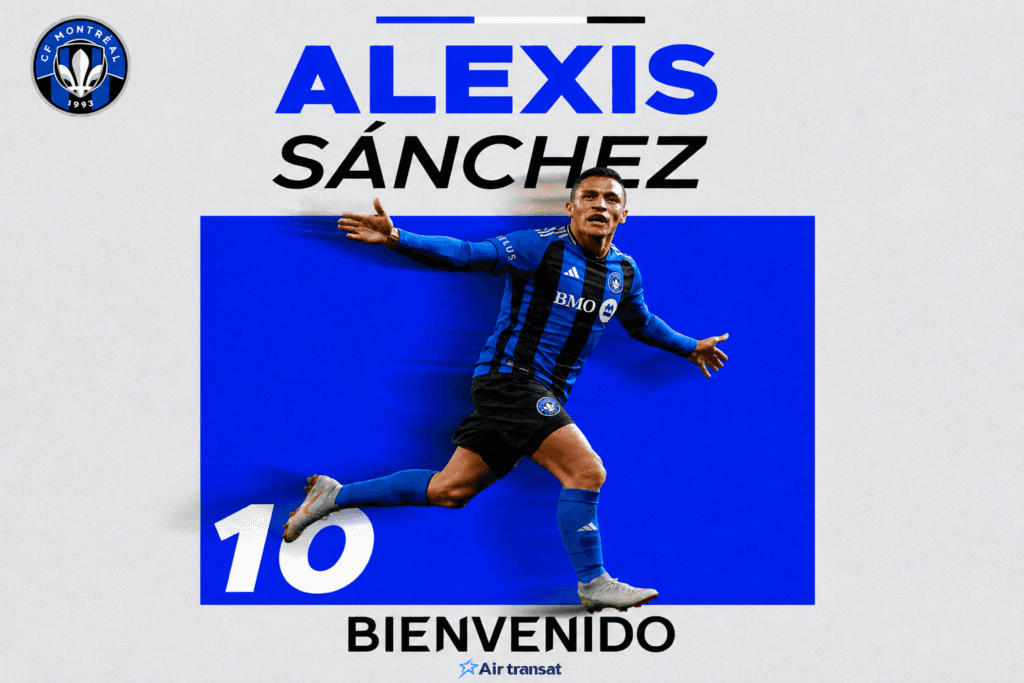 Alexis Sánchez es nuevo jugador del Montreal en la MLS