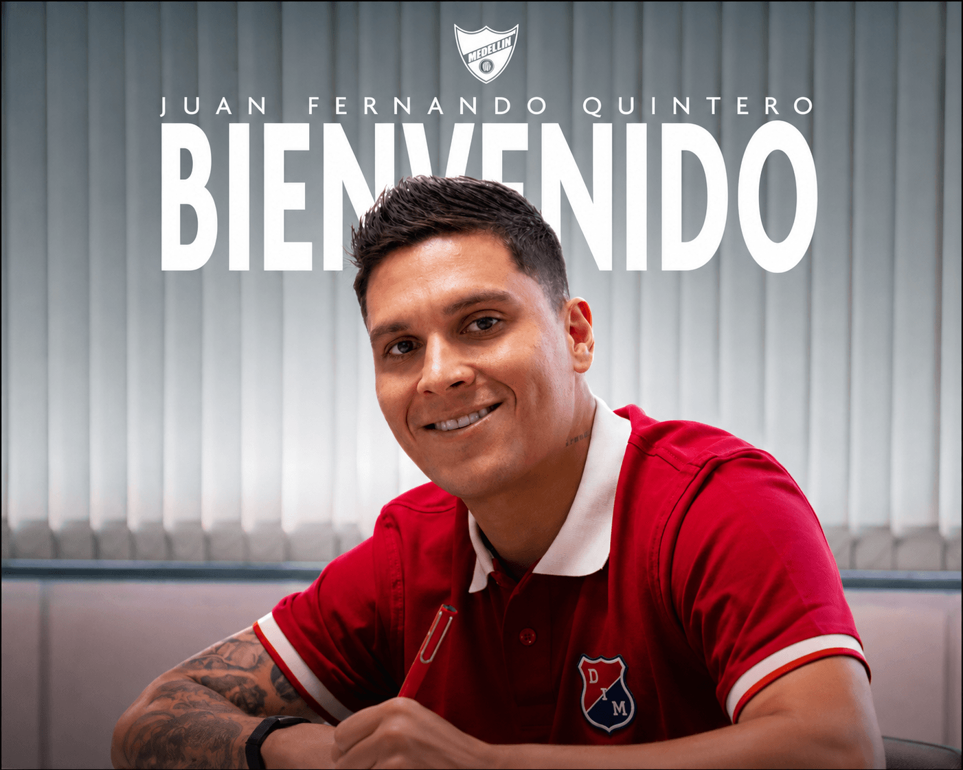 Juan Fernando Quintero regresa oficialmente al Deportivo Independiente Medellín