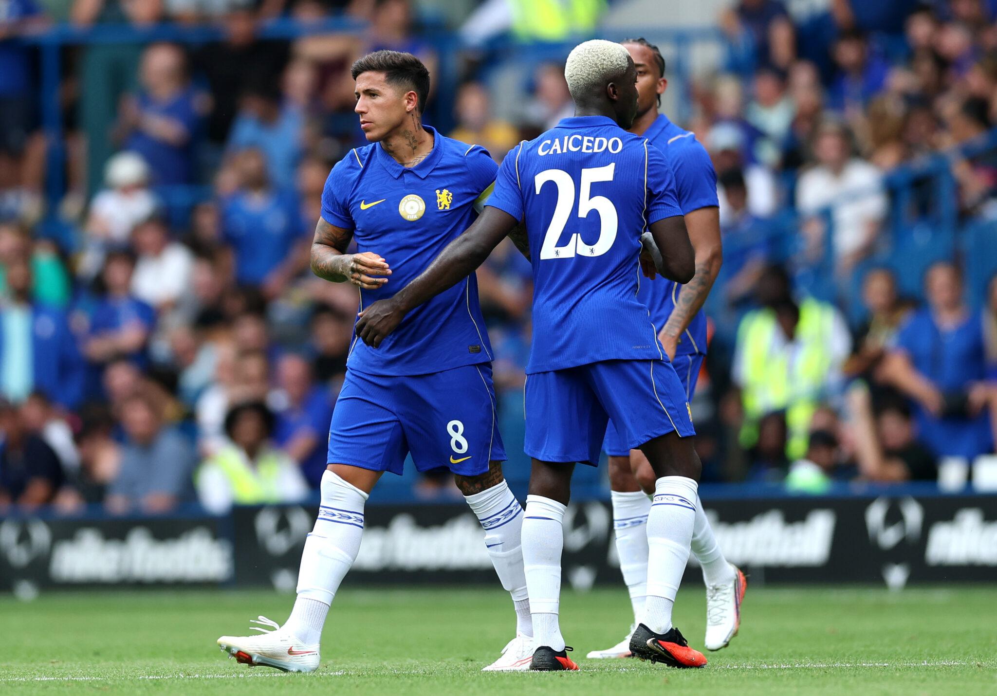 Moises Caicedo protagonista en el Chelsea ante Real Sociedad