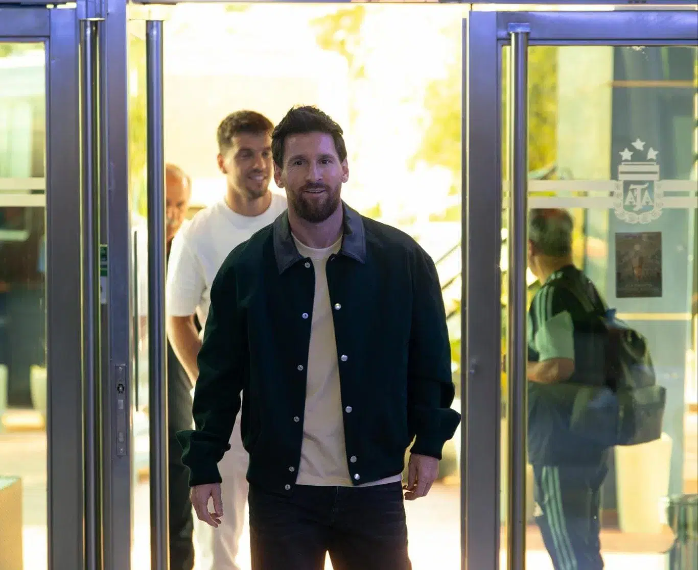 Messi llegó por última vez al predio de la AFA