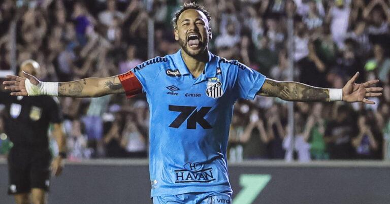 Neymar provoca con festejo tras clasificación de Santos