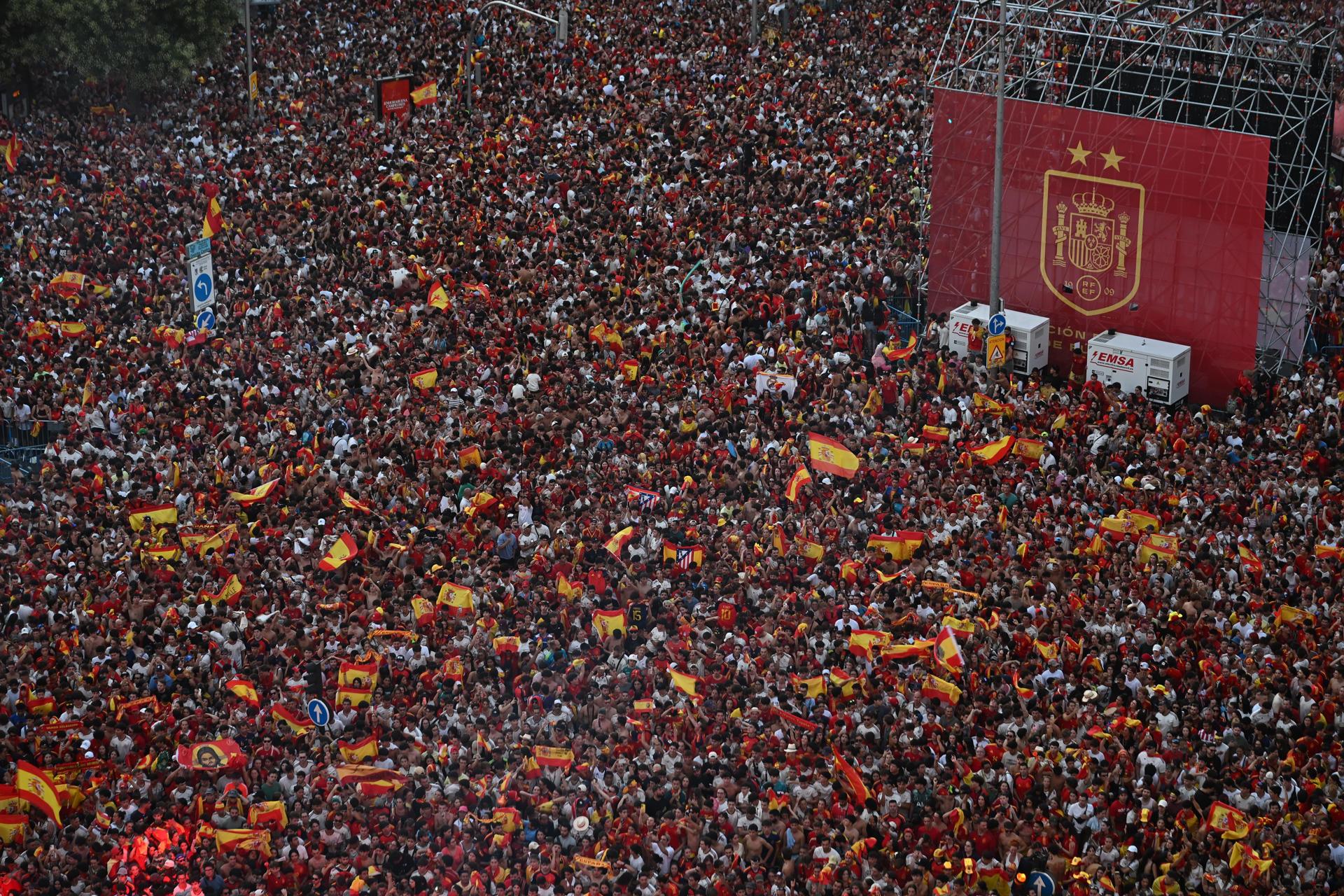 Madrid: 2 millones celebran a España tras ganar el Mundial 2026