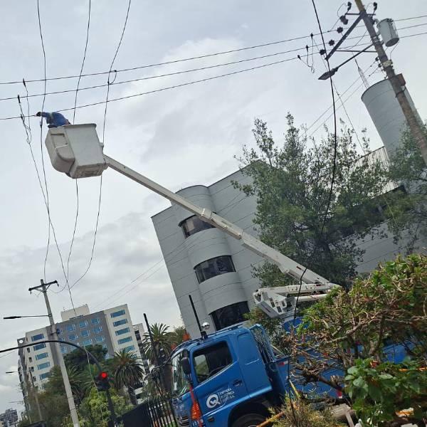 EEQ atribuye corte de luz en Quito a obras del Metro
