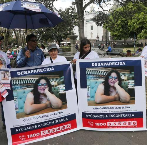 Hallan restos humanos en búsqueda de Joselyn Oña en Quito