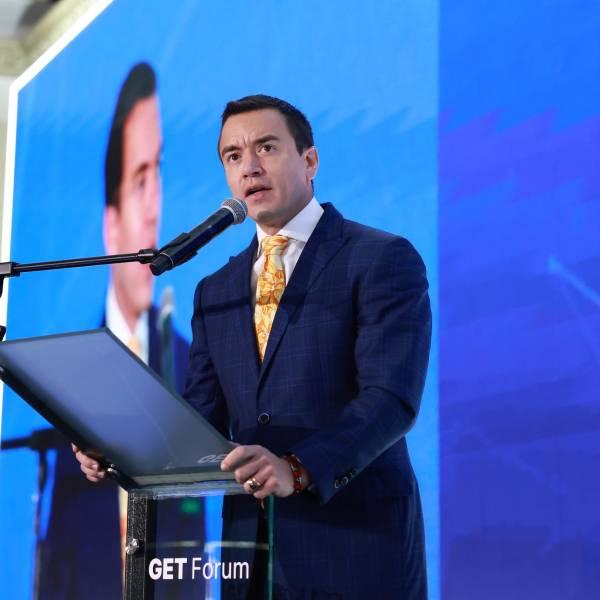 Noboa resalta crecimiento económico y aumento de inversión extranjera en Ecuador