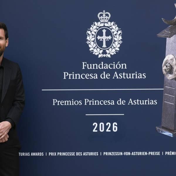 Messi recuerda a su padre antes del Premio Princesa de Asturias
