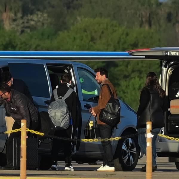 Messi ya está en Rosario para su despedida