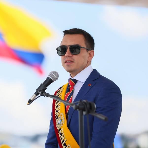 Daniel Noboa entregará 1.778 bombas de agua ante inundaciones en la Costa